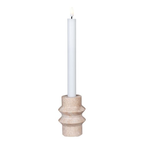 EPIKASA Portacandela Candle - Beige 7x7x10 cm