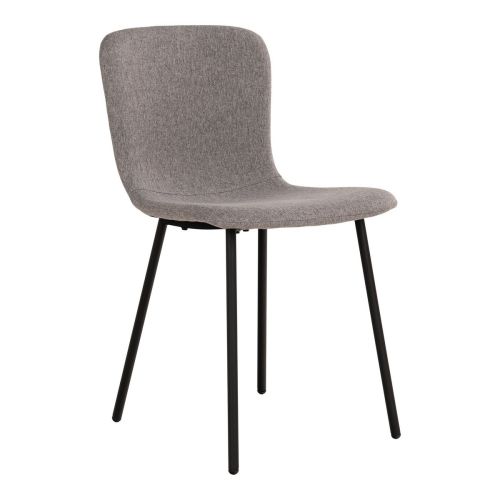 EPIKASA 2 pcs Chairs Set Halden - Grey 52,5x44,5x81,2 cm
