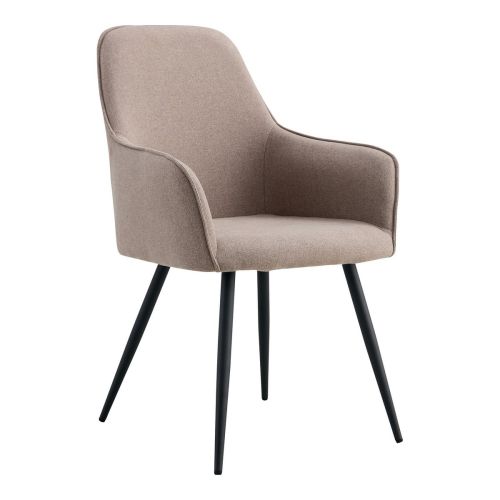 EPIKASA 2 pcs Chairs Set Harbo - Beige 65x57x87 cm