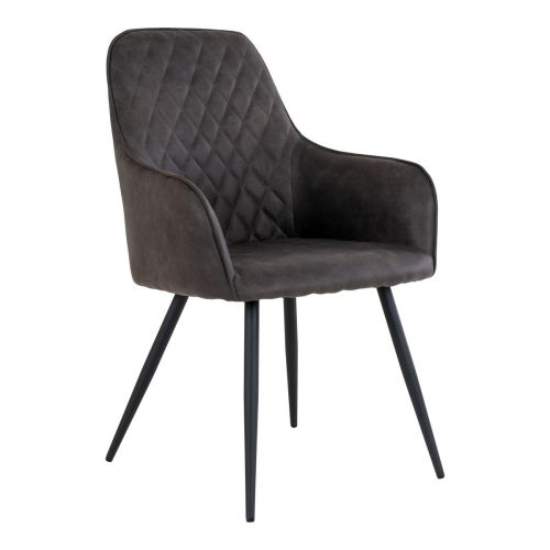 EPIKASA 2 pcs Chairs Set Harbo - Grey 65x57x87 cm