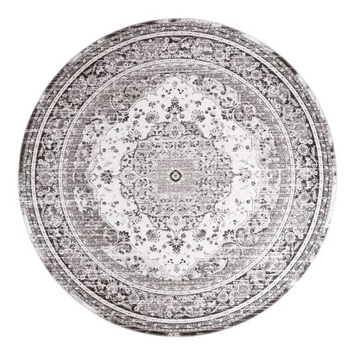 EPIKASA Round Carpet Havana - Grey 200x200x1 cm