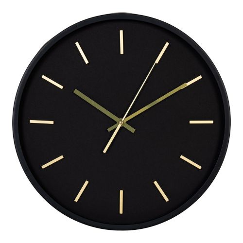 Epikasa Orologio da Parete Kensington - Nero 4,5x35x35 cm