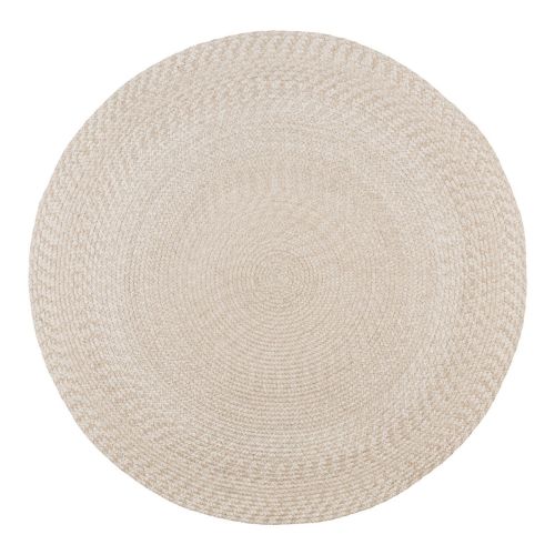 EPIKASA Round Carpet Menorca - Beige 180x180x1 cm