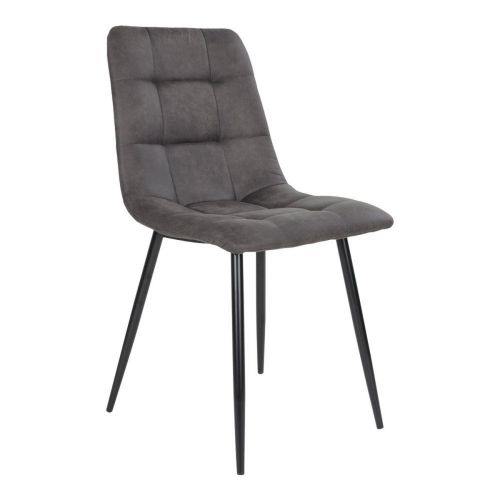 EPIKASA 2 pcs Chairs Set Middelfart - Grey 55x44x86 cm