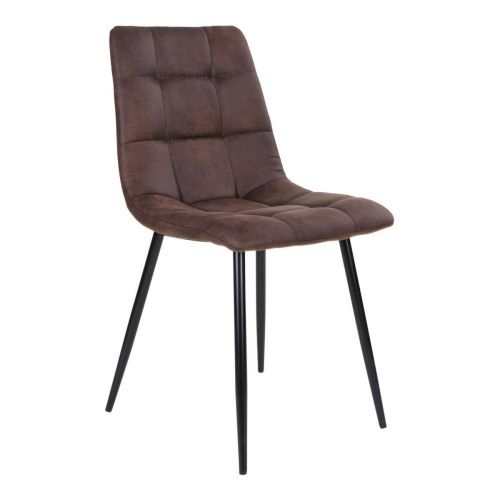 EPIKASA 2 pcs Chairs Set Middelfart - Brown 55x44x86 cm