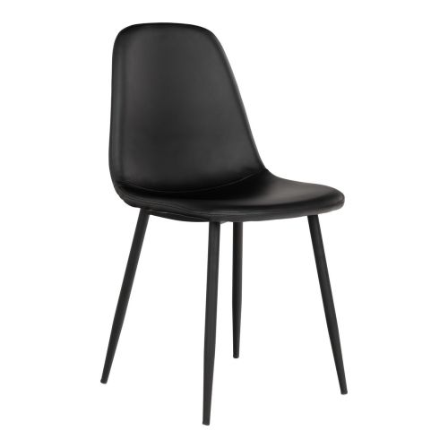EPIKASA 2 pcs Chairs Set Stockholm - Black 50x44x86 cm