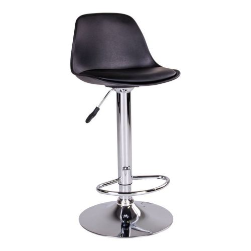 Epikasa 2 pcs Bar Stools Set Trondheim - Black 41x39x82-104 cm