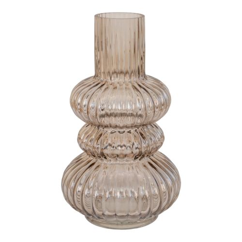 Epikasa Vaso Decorativo Dahlia - Beige 15x15x25 cm