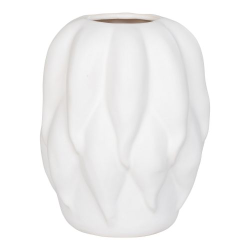 EPIKASA Decorative Vase Daisy - White 19,5x19,5x26 cm