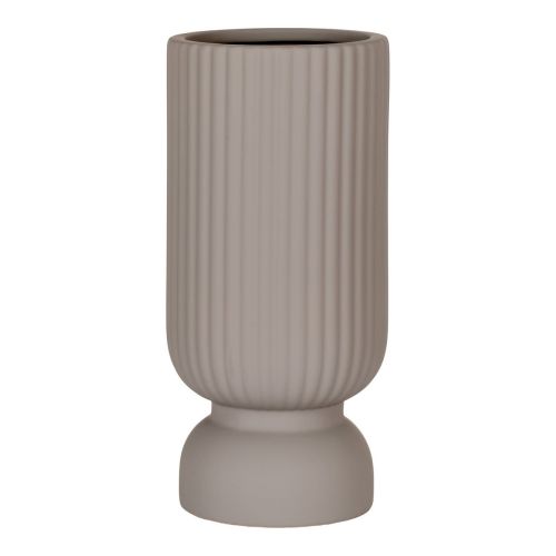 EPIKASA Decorative Vase Tulip - Grey 12x12x25,5 cm