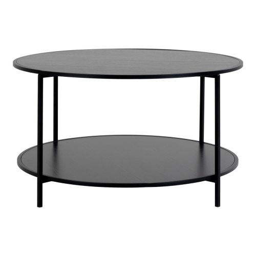 EPIKASA Coffee Table Vita - Black 80x80x45 cm