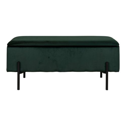 EPIKASA Bench with Storage Watford - Green 36,5x95x46 cm