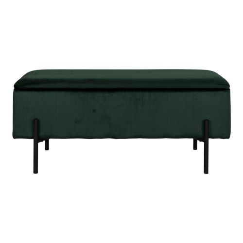 Epikasa Panca con Portaoggetti Watford - Verde 36,5x95x46 cm