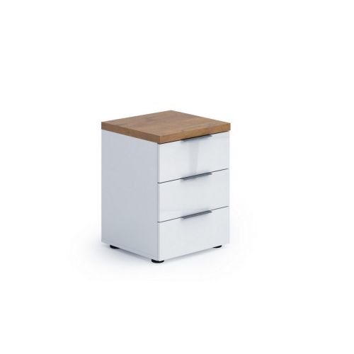 Epikasa Bedside Table Idea - White 45x55x43 cm