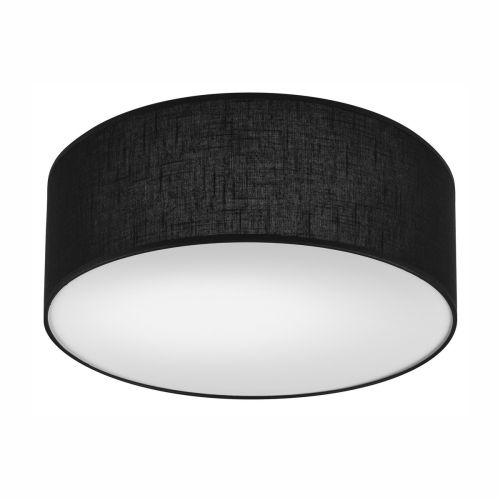 EPIKASA Lampada a Soffitto Vivian - Nero 35x35x13 cm