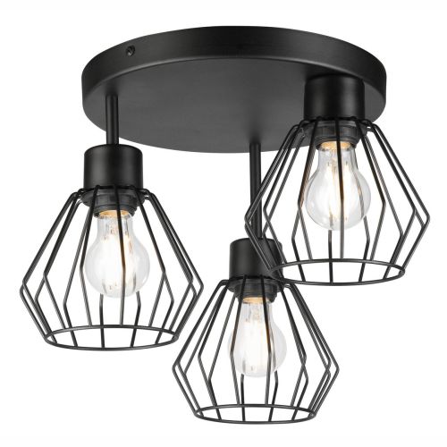 Epikasa Ceiling Lamp Audrey - Black 38x38x32 cm