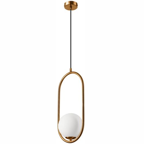 Epikasa Hanging Lamp Amber - Brass 20x20x140 cm