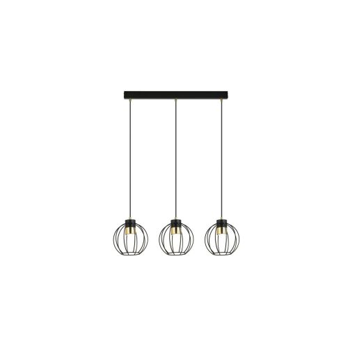 EPIKASA Hanging Lamp Ajax - Black 80x120x18 cm