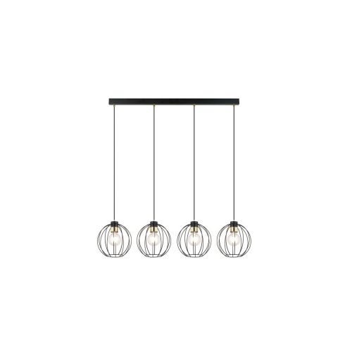 EPIKASA Hanging Lamp Gino - Black 115x120x24 cm