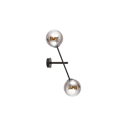 EPIKASA Wall Lamp Linear - Black 12x57x12 cm