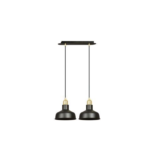 EPIKASA Hanging Lamp Ibor - Black 42x100x21 cm