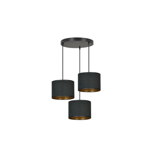 EPIKASA Hanging Lamp Hilde - Black 42x100x50 cm
