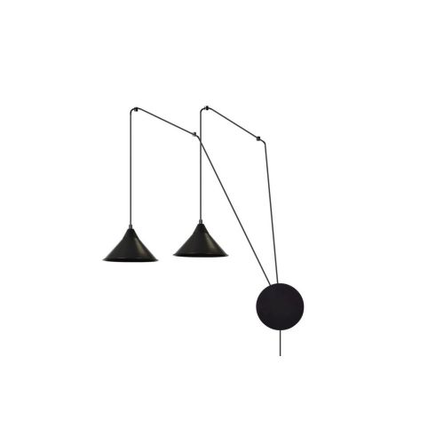 EPIKASA Hanging Lamp Abramo - Black 400x400x60 cm