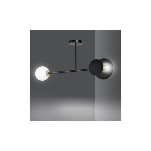 EPIKASA Ceiling Lamp Minerva - Black 80x40x15 cm