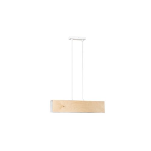 EPIKASA Hanging Lamp Carlo - White 48x100x6 cm