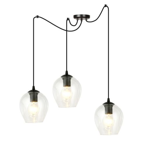 EPIKASA Hanging Lamp Level - Black 14x200x28 cm
