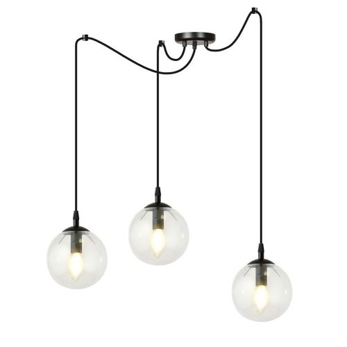EPIKASA Hanging Lamp Gigi - Black 200x200x42 cm