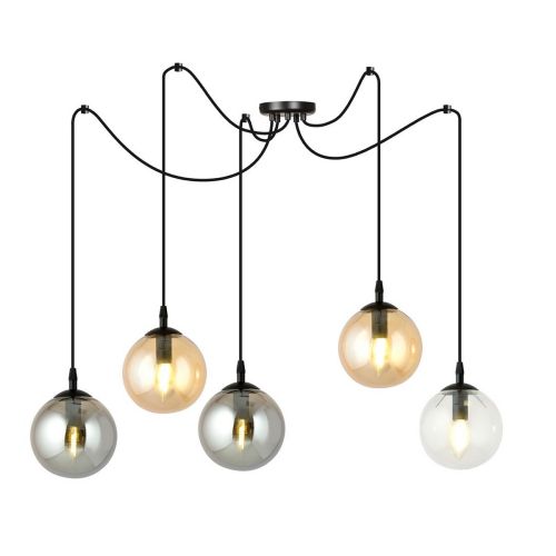 EPIKASA Hanging Lamp Gigi - Black 200x200x70 cm