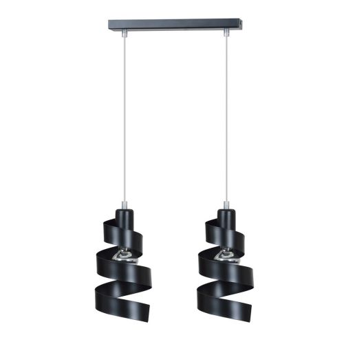 EPIKASA Hanging Lamp Saga - Black 40x100x14 cm