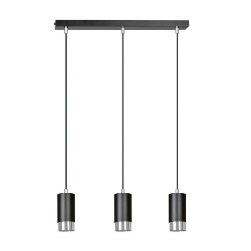 EPIKASA Hanging Lamp Fumiko - Black 45x100x6 cm