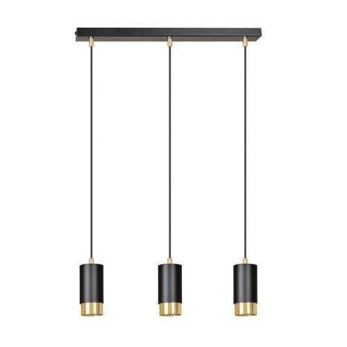 EPIKASA Hanging Lamp Fumiko - Black 45x100x6 cm