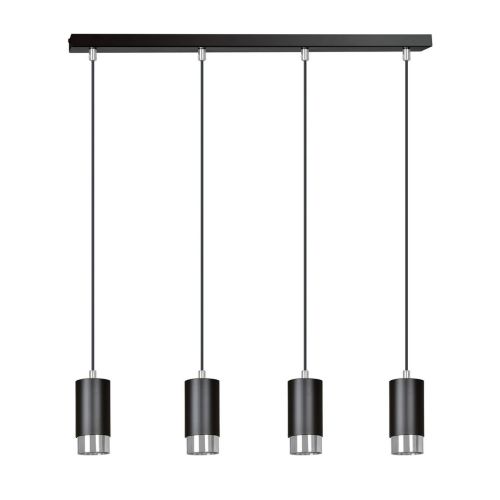 EPIKASA Hanging Lamp Fumiko - Black 60x100x6 cm