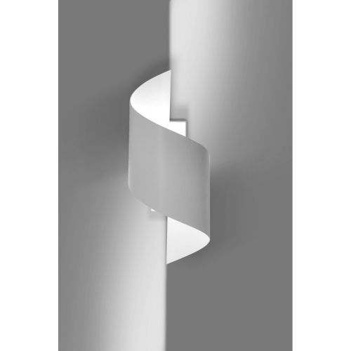 EPIKASA Wall Lamp Spiner - White 14x30x13 cm