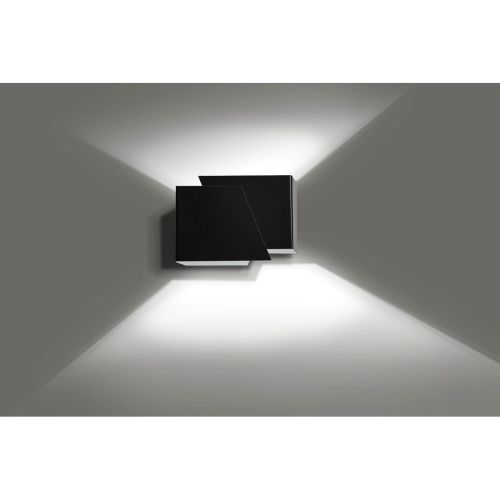 EPIKASA Wall Lamp Frost - Black 17x13x13 cm
