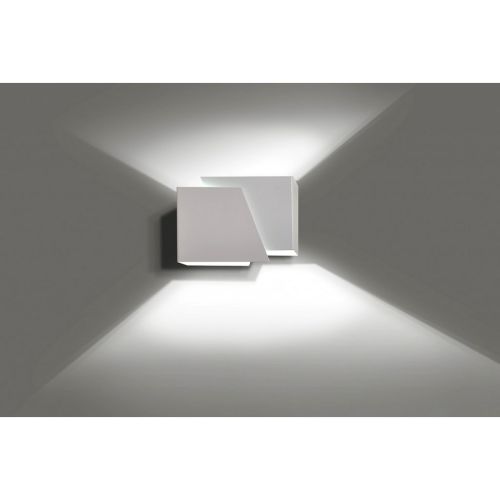 EPIKASA Lampada a Parete Frost - Bianco 17x13x13 cm