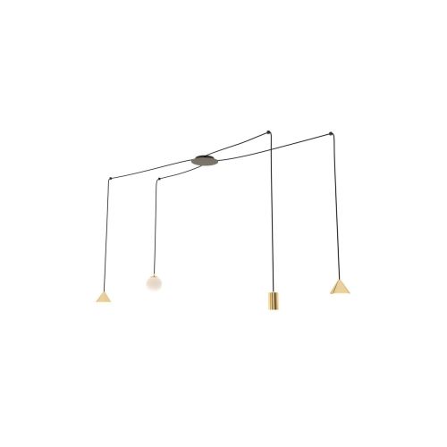 EPIKASA Hanging Lamp Modus - Black 70x100x70 cm