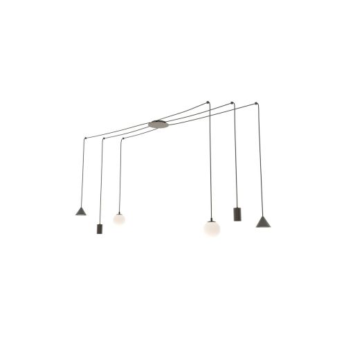 EPIKASA Hanging Lamp Gelato - Black 82x100x20 cm