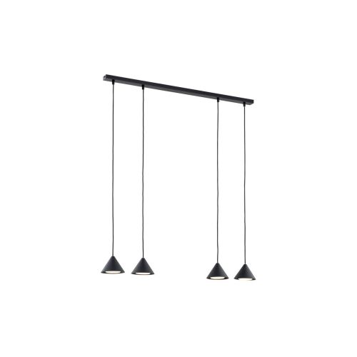 EPIKASA Hanging Lamp Archi - Black 50x58x14 cm