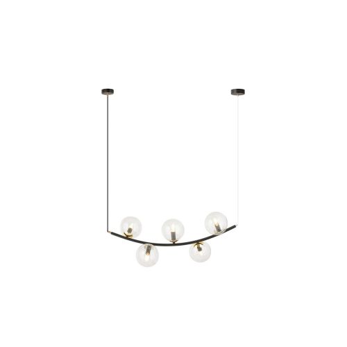 EPIKASA Ceiling Lamp Roma - Black 55x26x75 cm