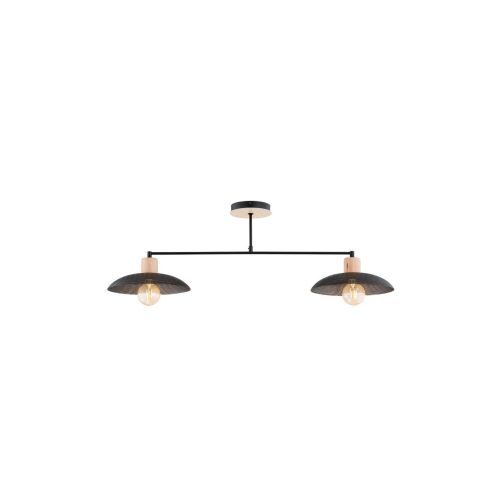 EPIKASA Ceiling Lamp Roma - Black 55x23x14 cm