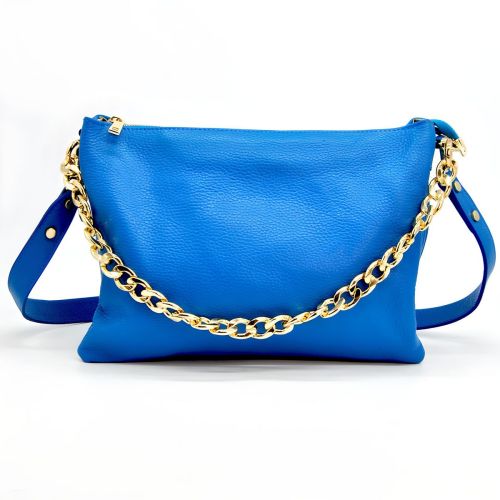 SOTEIRA Shoulder Bag Torino - Blue 33x24x16 cm