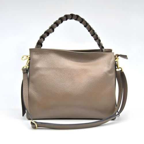 SOTEIRA Shoulder Bag Bari - Dove Grey 31x25x12,5 cm