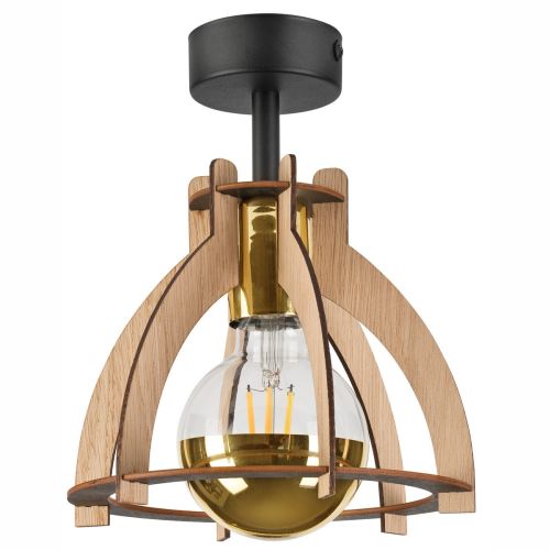 Epikasa Ceiling Lamp Lando - Brown 25x21x21 cm