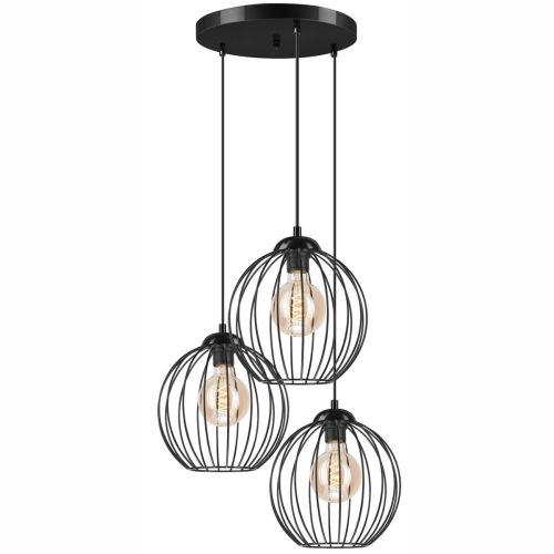 Epikasa Hanging Lamp Zoya - Black 107x50x24 cm