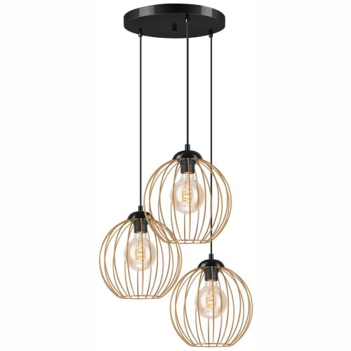 Epikasa Hanging Lamp Zoya - Gold 107x50x24 cm