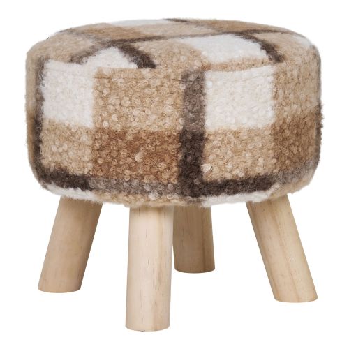 Epikasa Pouf Aberdeen - Marrone 31x31x29 cm